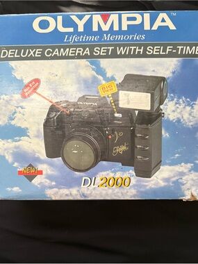 DL2000 Black Camera Set with Flash - Deluxe Photo Kit